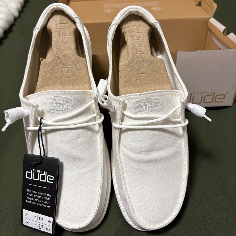 Hey Dude Women’s White Casual Shoes
